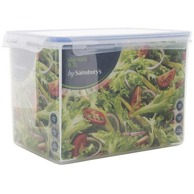 Sainsbury's Home Klip Lock Storage 9.7L - gallery image 1