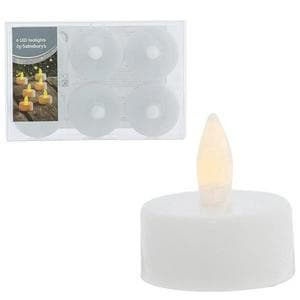 Habitat LED Tealights - Pack of 6