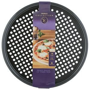 Sainsbury's Home 14 Inch Pizza Tray - Black