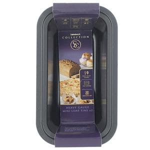Habitat Black Mini Loaf Tins x2