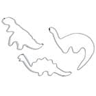 Sainsbury's Home 3 Piece Stainless Steel Dinosaurs Cookie Cutters