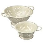 Sainsbury's Home Pack of 2 Colander Cream