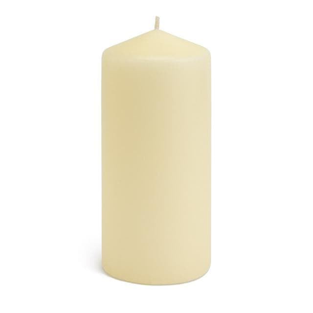 Habitat Large Pillar Candle Set - Ivory - Pack of 4 - gallery image 3
