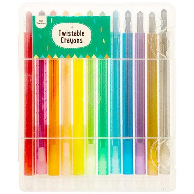 Get Creative Pack of 12 Twistable Crayons - gallery image 1