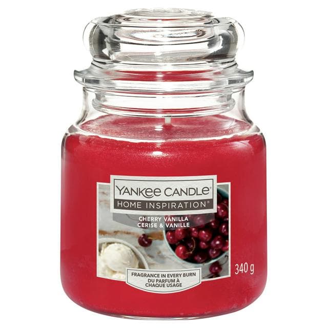 Yankee Home Inspiration Medium Jar Candle - Cherry Vanilla - gallery image 1