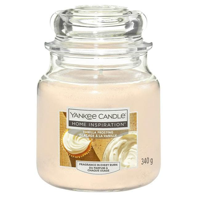 Yankee Home Inspiration Medium Jar Candle - Vanilla Frosting - gallery image 1