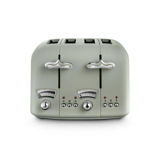 De'Longhi CTO4.GR Argento Flora 4 Slice Toaster - Green - gallery image 1