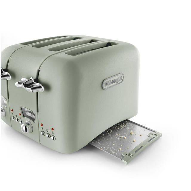 De'Longhi CTO4.GR Argento Flora 4 Slice Toaster - Green - gallery image 4