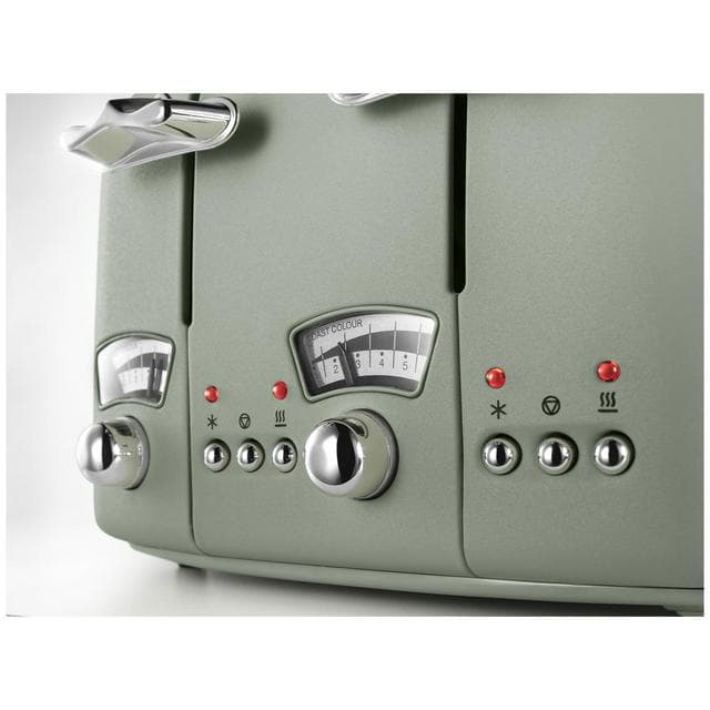 De'Longhi CTO4.GR Argento Flora 4 Slice Toaster - Green - gallery image 5