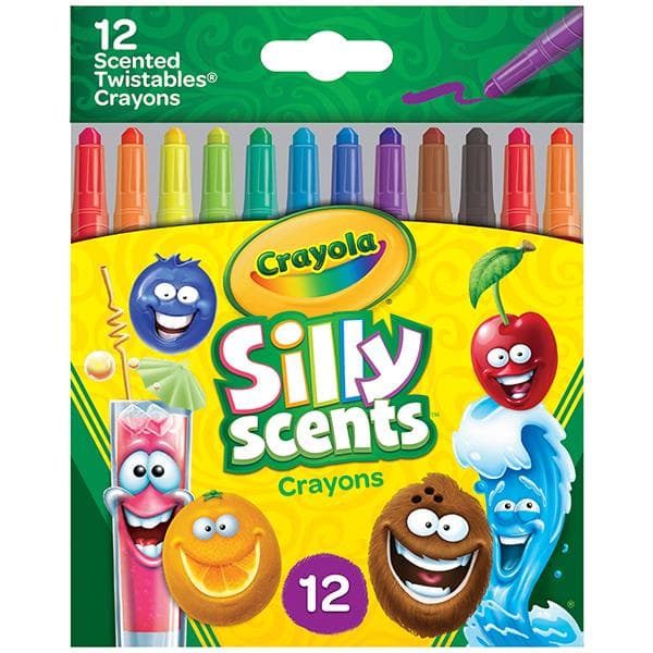 Crayola Pack of 12 Scented Mini Twistable Crayons - gallery image 1