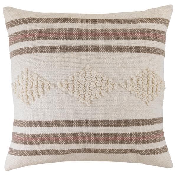 Sainsbury's Home Bohemian Traveller Woven Pattern Diamond Stripe Cushion 50x50cm - gallery image 1