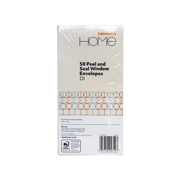 Sainsbury's Home Window Peel & Seal White 50pk - gallery image 1