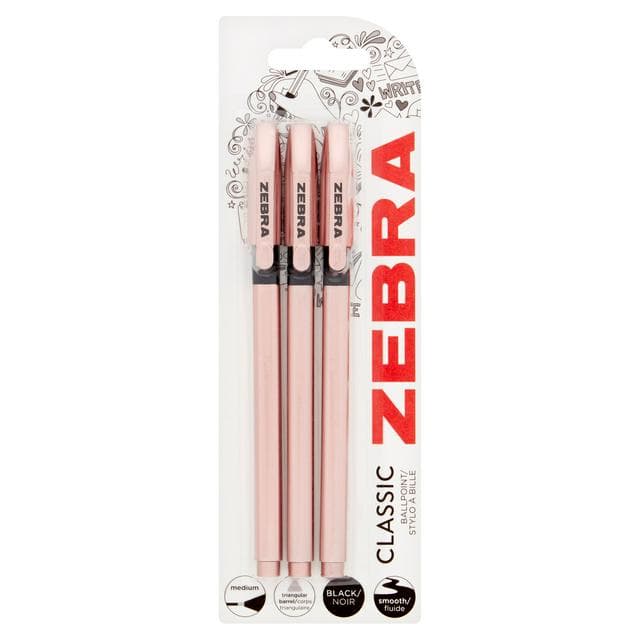 Zebra Rose Gold 3pk - gallery image 1