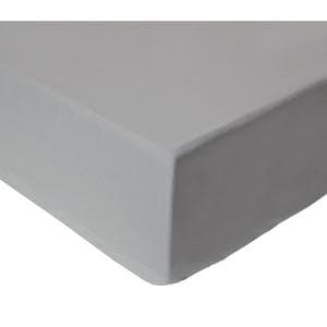 Habitat Cotton Rich 180TC Plain Fitted Sheet - Dove Grey
