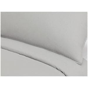 Habitat Cotton Rich 180TC Bedding Set - Plain Grey - Single