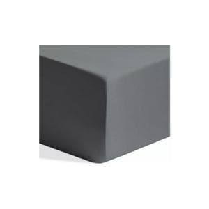 Habitat Egyptian Cotton 400TC Fitted Sheet - Slate Grey - Double