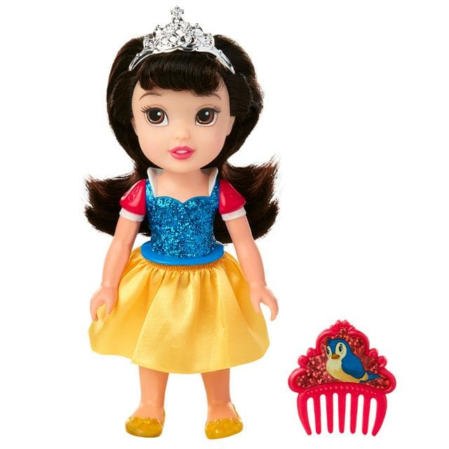 Disney Princess Petite Dolls with Glittered Hard Bodice & Comb - gallery image 1