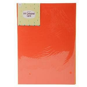 Get Creative Pack of 10 A4 Card Colours Assortment