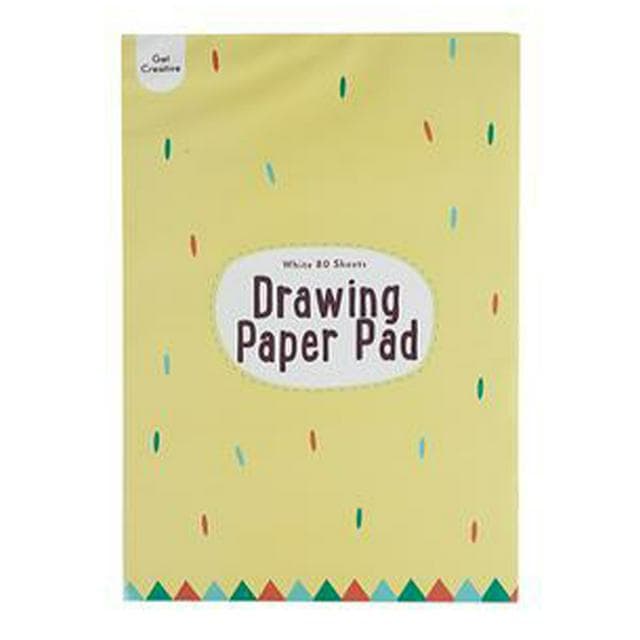 Get Creative 80 Sheets White Drawing Paper Pad 80 - gallery image 1
