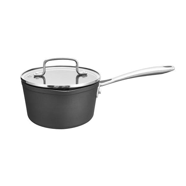 Sainsbury's Home 20cm Hard Anodised Aluminium Saucepan - gallery image 1