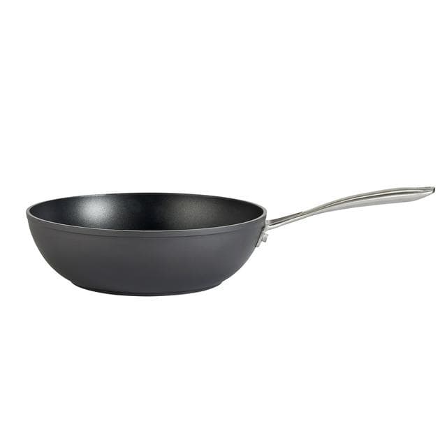 Habitat 28cm Hard Anodised Aluminium Wok - gallery image 1