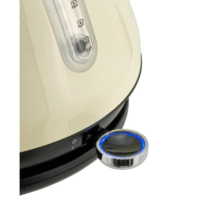 Cookworks Almond Metal Pyramid Kettle - gallery image 3
