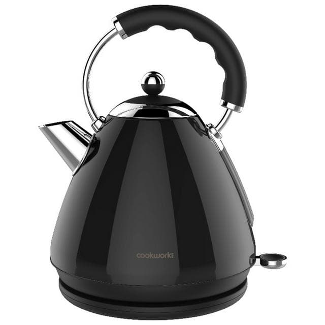 Cookworks Metal Pyramid Kettle Black - gallery image 1