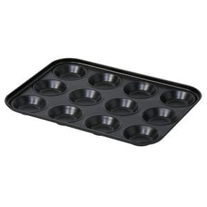 Habitat 12 Cup Medium Gauge Non Stick Bun Tray