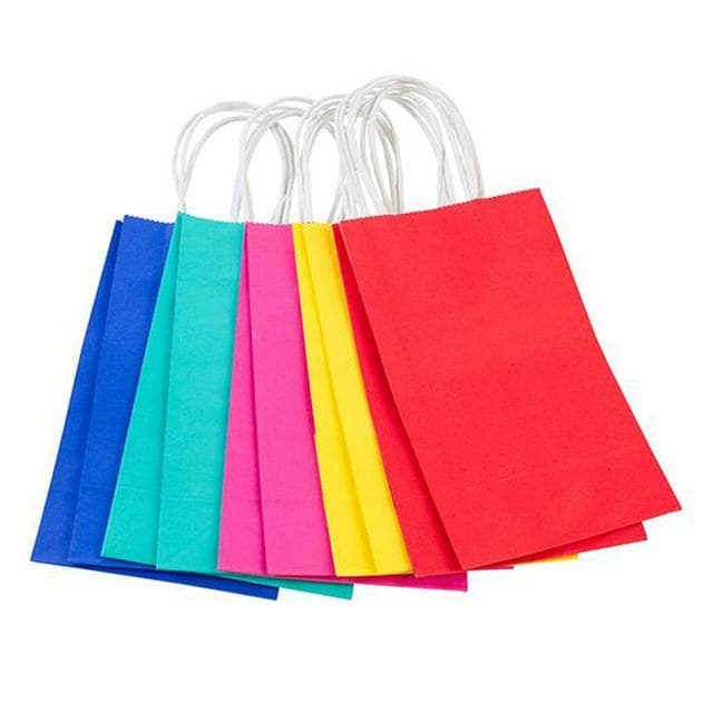Sainsbury's Home Party Bags Mixed Rainbow 10pk - gallery image 1