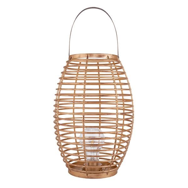 Sainsbury's Home Sahara Battery Faux Rattan Large Lantern - gallery image 1