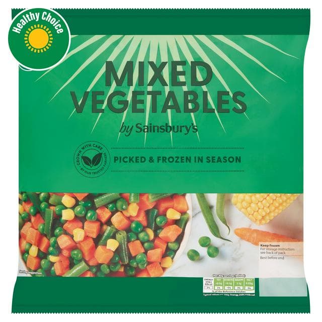 Sainsbury's Mixed Vegetables 1kg - gallery image 1