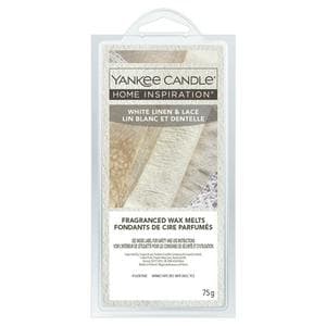 Yankee Candle Wax Melts - White Linen And Lace - Glistening Christmas