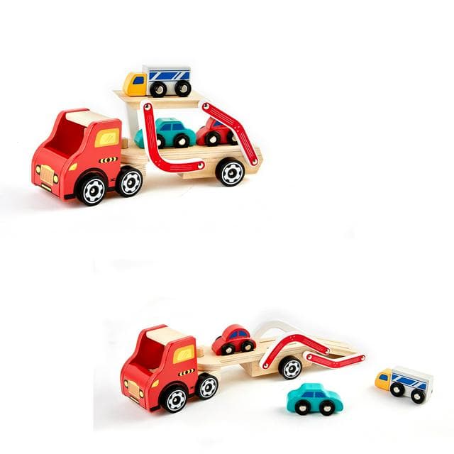 Chad Valley Wooden Car Transporter - gallery image 1