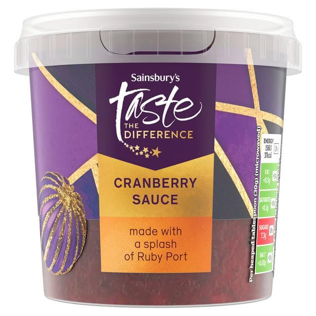 Sainsbury's Cranberry, Port & Orange Sauce, Taste the Difference 300g - gallery image 1