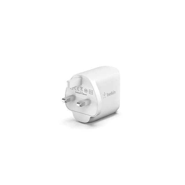 Belkin 12W Dual USB - A Wall Charger - White - gallery image 1