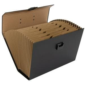 Sainsbury's Home Expanding File Black