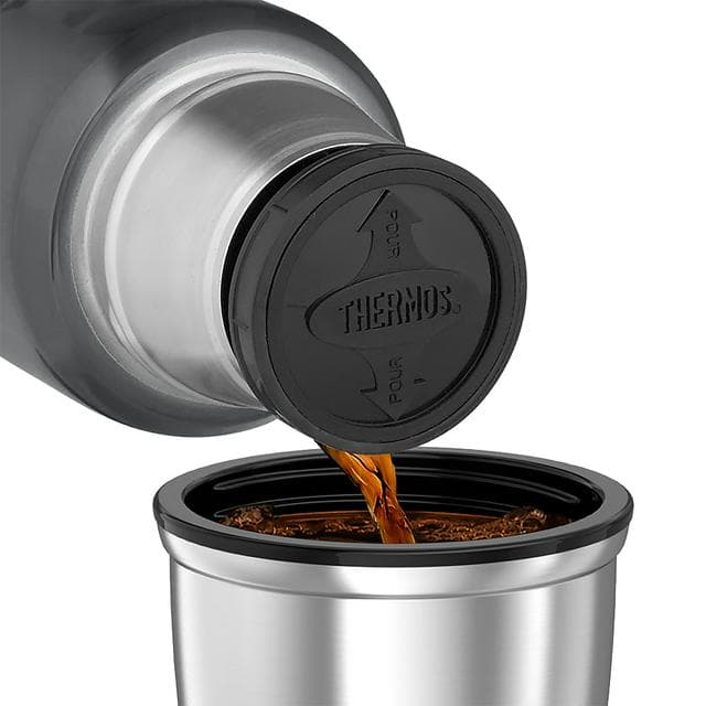 Thermos 1.2 Litre Stainless Steel King Flask - Gunmetal Grey - gallery image 4