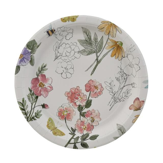 Sainsbury's Home Moorlands Floral Paper Plates - 10Pk - gallery image 1