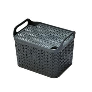 Strata 14L Urban Basket With Lid - Slate