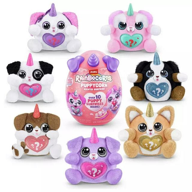 Rainbocorns Sparkle Heart Surprise Series 3 Puppycorns by ZURU - gallery image 1