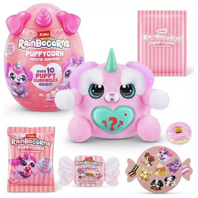 Rainbocorns Sparkle Heart Surprise Series 3 Puppycorns by ZURU - gallery image 4