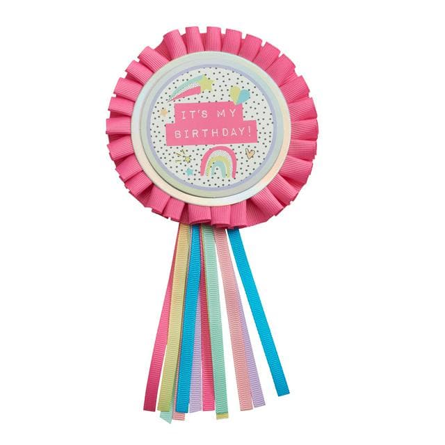 Wonder Rosette Birthday Badge - gallery image 1