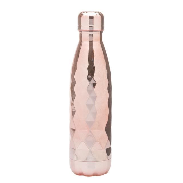 Rosegold Diamond Stainless Steel Bottle - gallery image 1