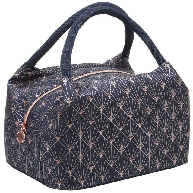 Navy And Rosegold Paddington Bag - gallery image 1