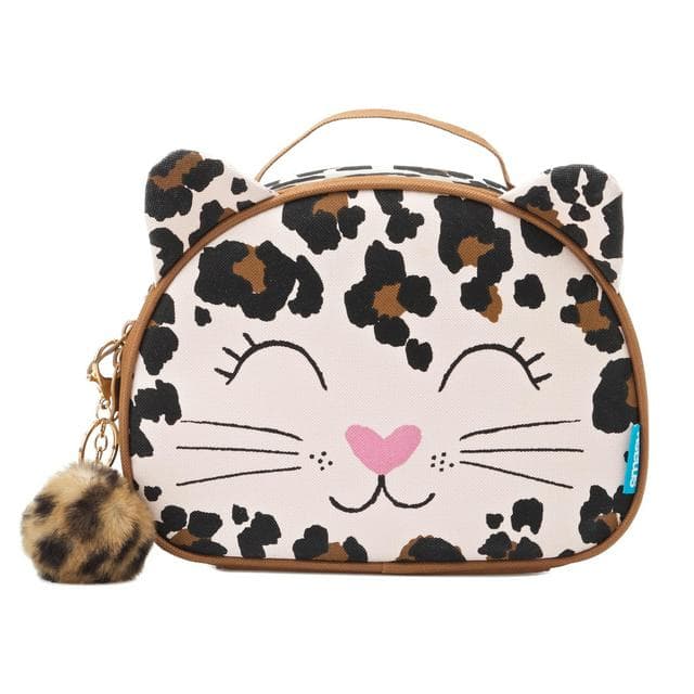 Leopard Pom Lunchbag  - gallery image 1