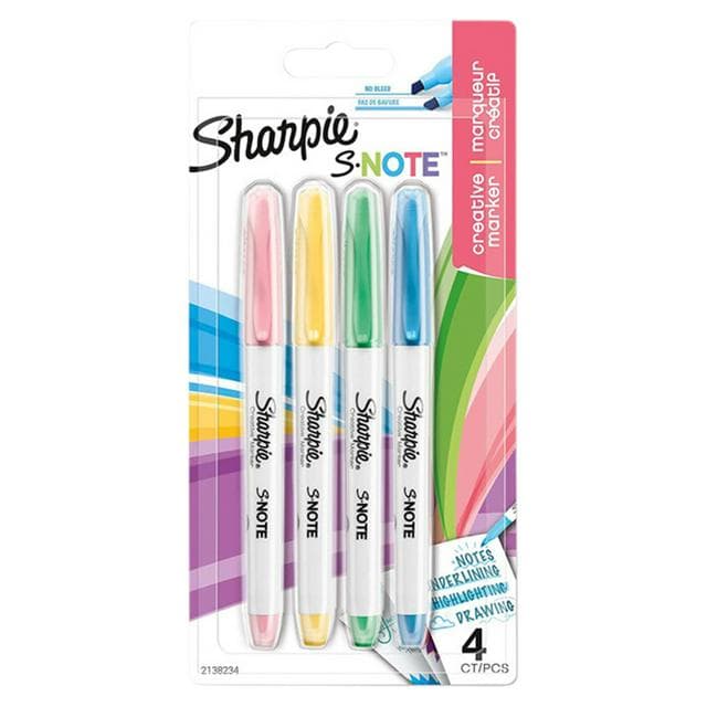 Sharpie S Note Pastel 4pk - gallery image 1