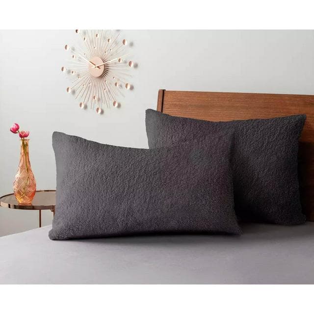 Sainsbury's Home Fleece Standard Pillowcase Pair - gallery image 2