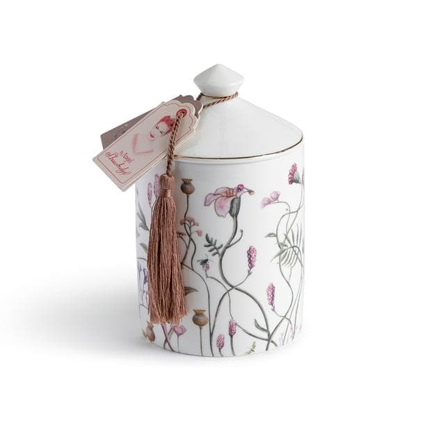 Habitat Angel White Wisteria Ceramic Candle - gallery image 1