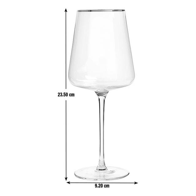 Habitat Gold Rim Wine Glass - gallery image 2