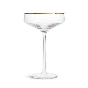 Habitat Gold Rim Champagne Coupe
